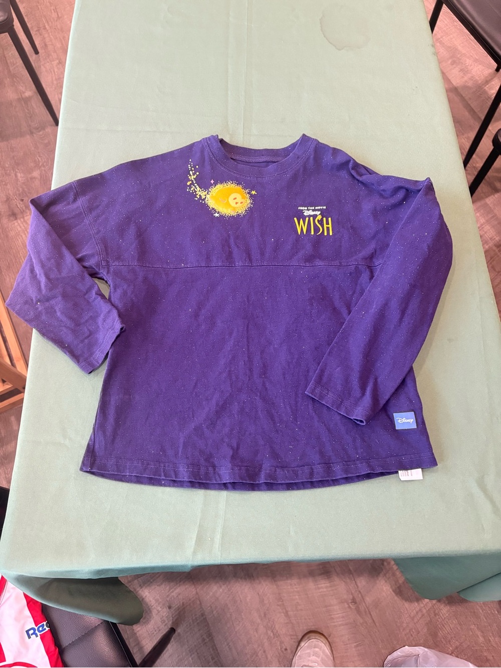 Disney Kids' Purple 'Wish' Graphic Long-Sleeve Top xl